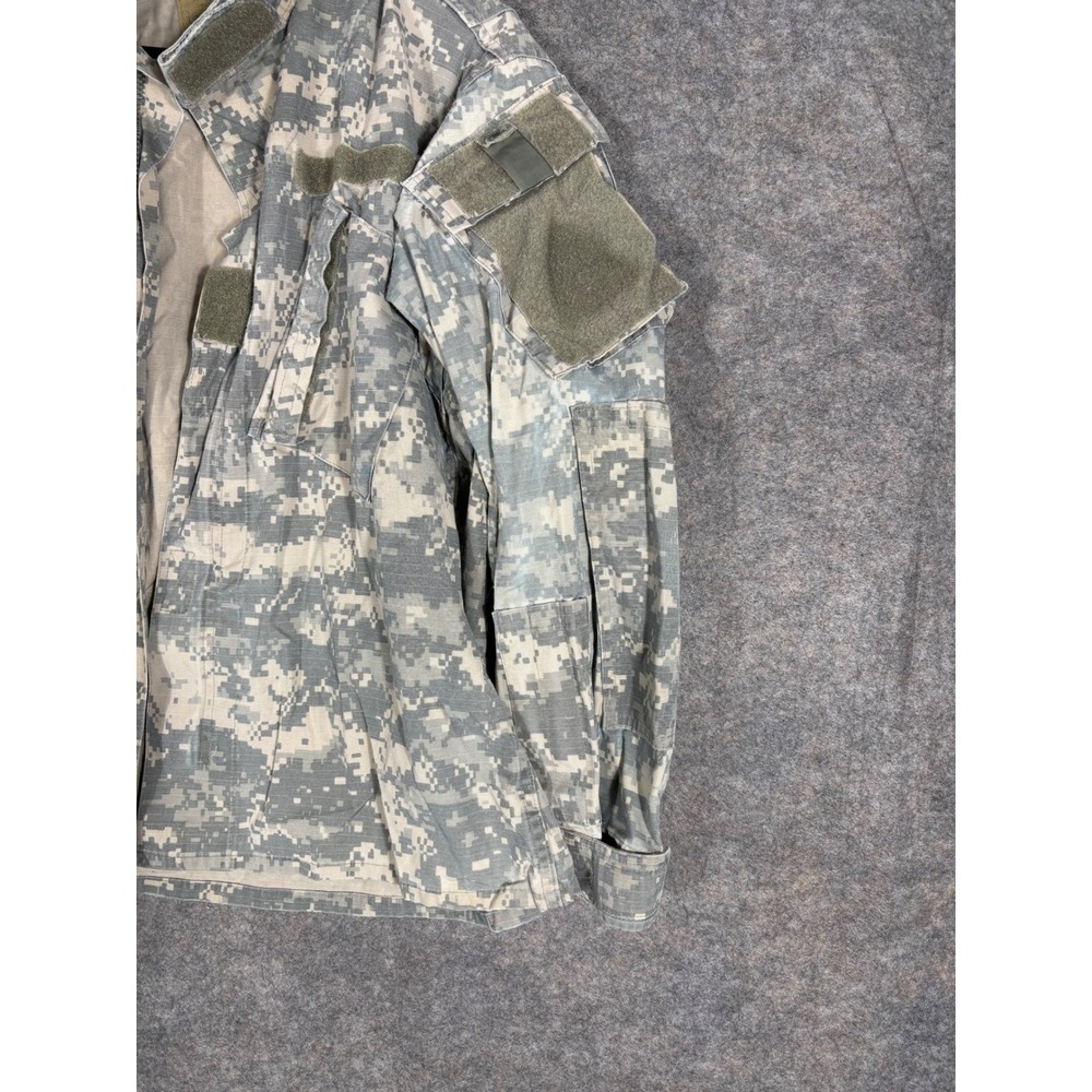 US Army Combat Uniform Jacket ACU Digital Camo Mens Military Field Coat - Picture 4 of 12